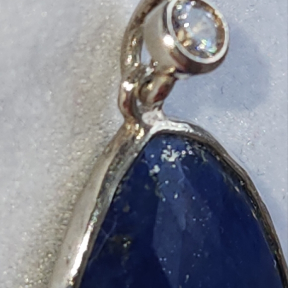 Silpada Sterling & Lapis Lazuli Pierced Earrings - Picture 3 of 7